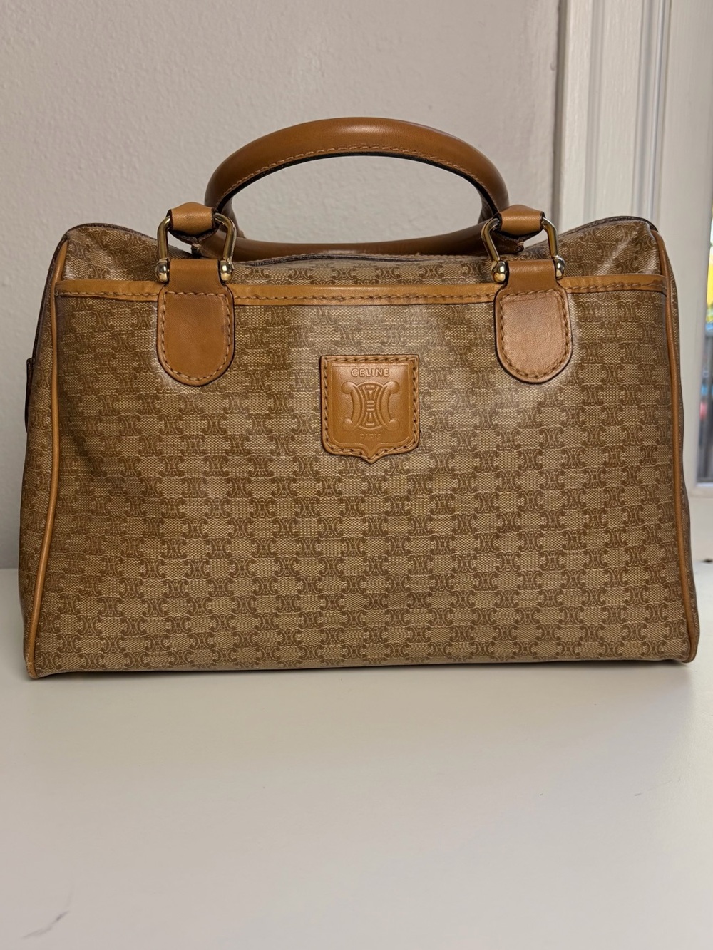 Celine Macadam Boston Bag
